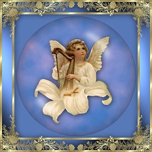 Angel Button Frame