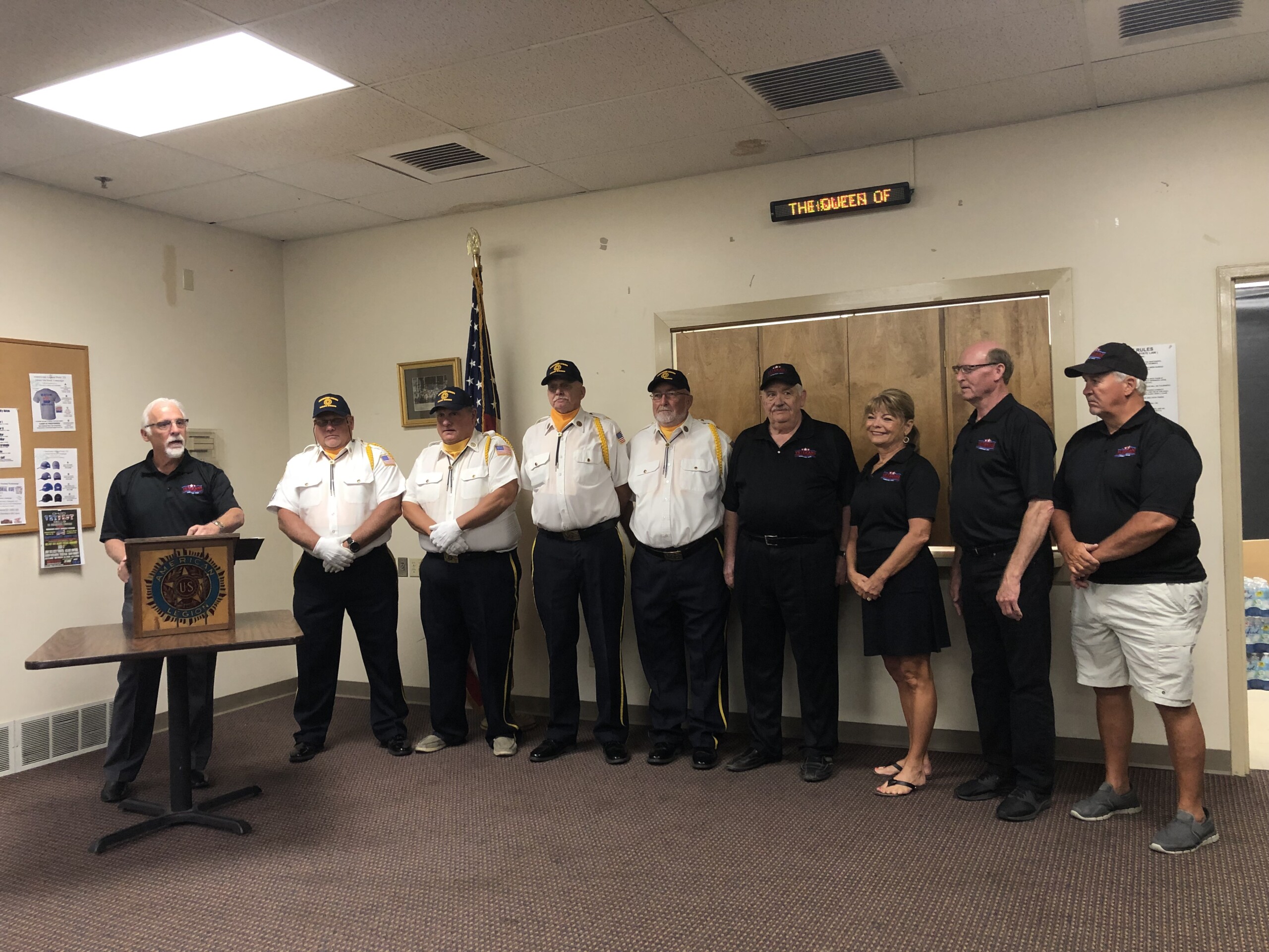 Ceremonial Weapons Donation to American Legion Honor Guard WHIZ Fox