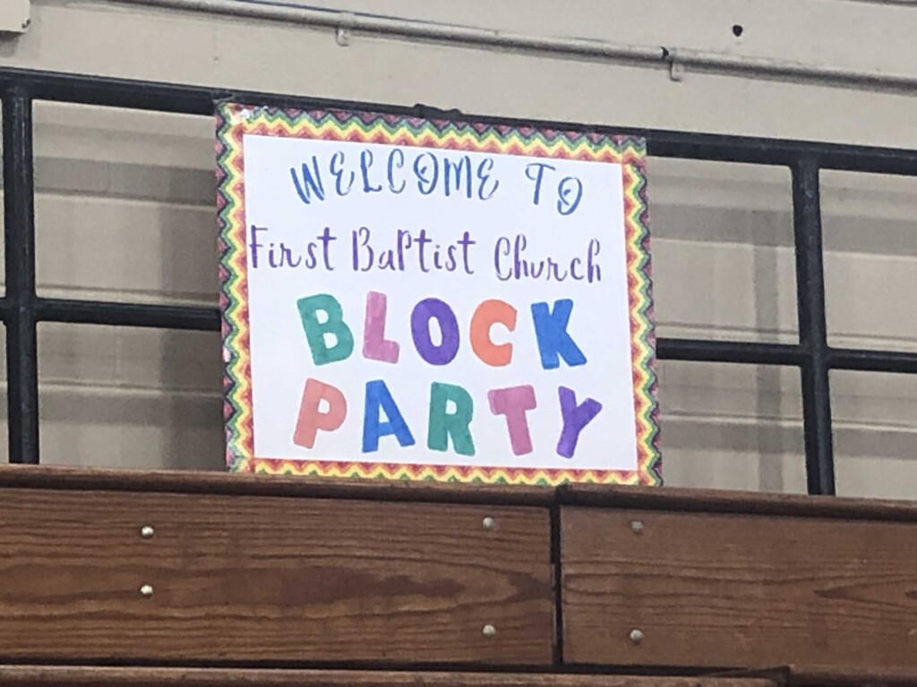 First Baptist Church Block Party
