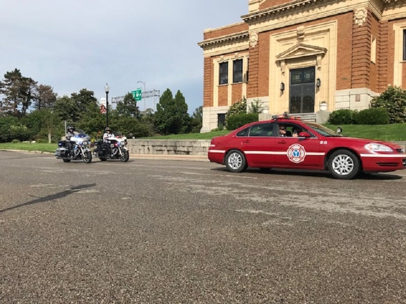 Motorcade Procession for Medal of Honor Recipient WHIZ Fox 5