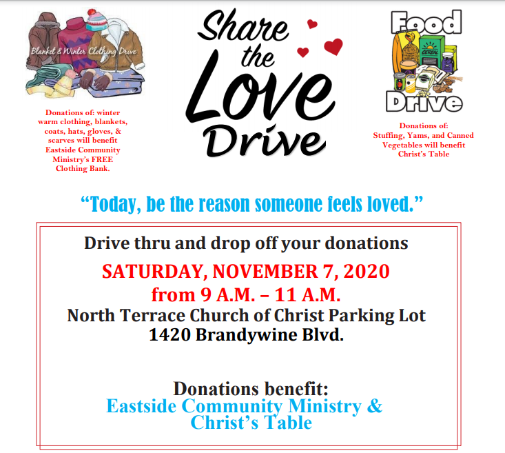 Share The Love Flyer