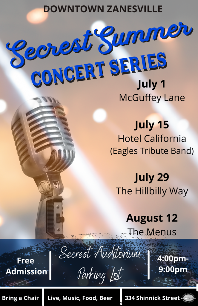 Summer Concert Series Planned in Zanesville WHIZ Fox 5 / Marquee