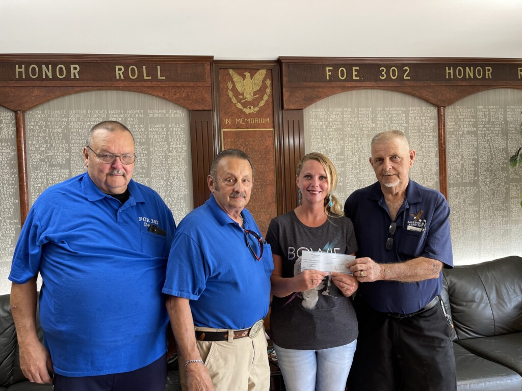 21 8 26 Eagles Club Check Ceremony