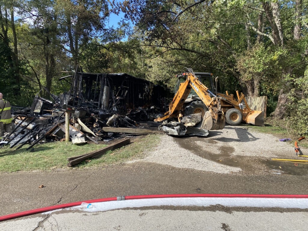 Trailer Home Fire