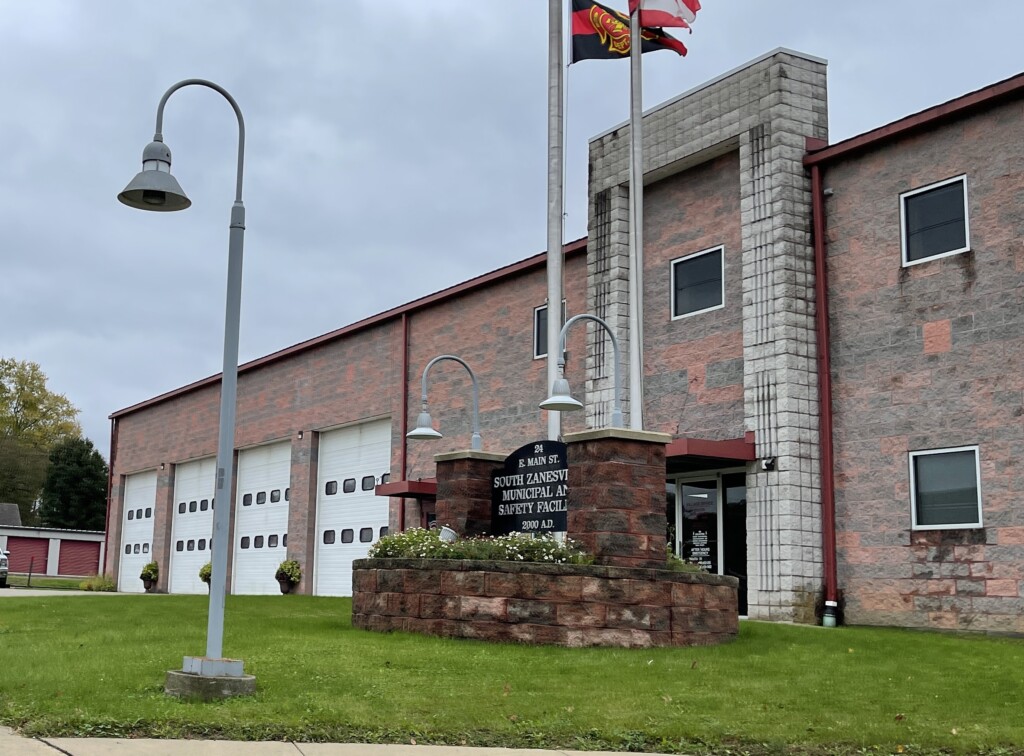 South Zanesville FD and PD Prepare for Halloween and Share Village