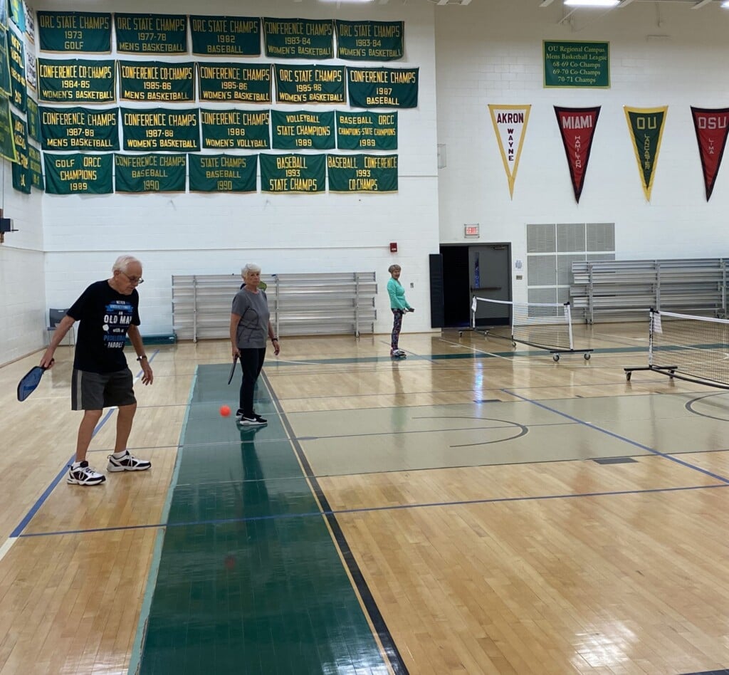 Fred Noll Playing Pickleball
