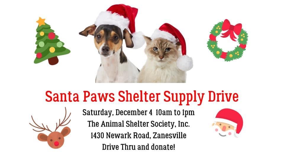 Santa Paws Shelter Supply Drive