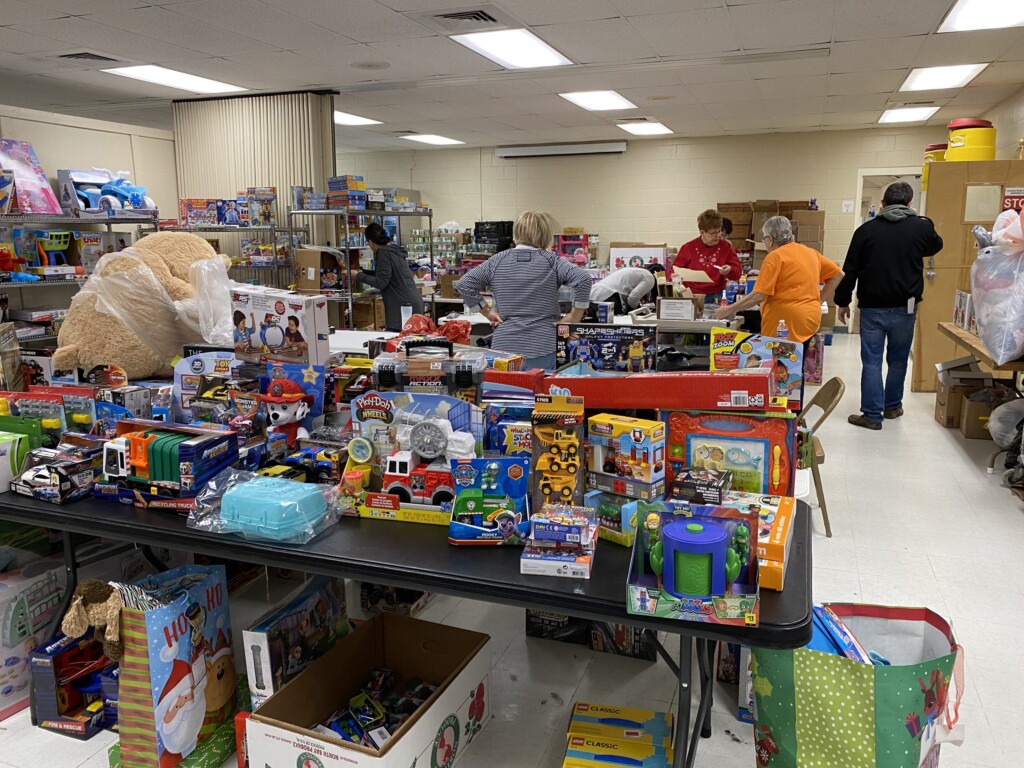 Salvation Army's Women's Auxiliary Angel Tree Distribution Day