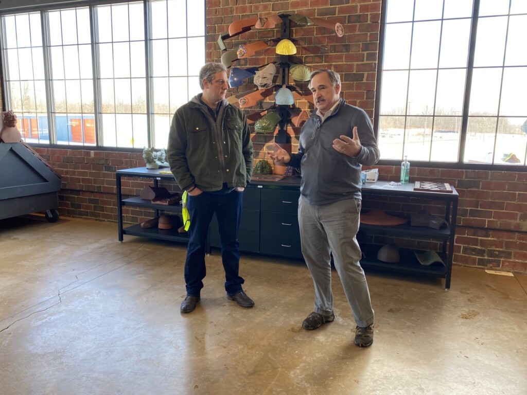 Us Rep. Tim Ryan At Ludowici Roof Tile