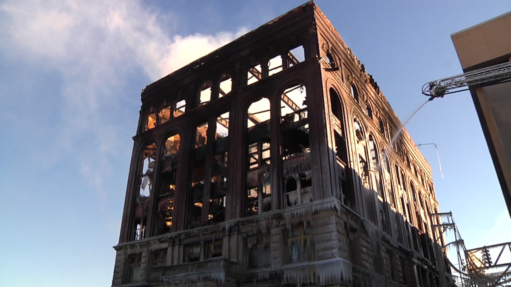 Masonic Temple Fire Aftermath