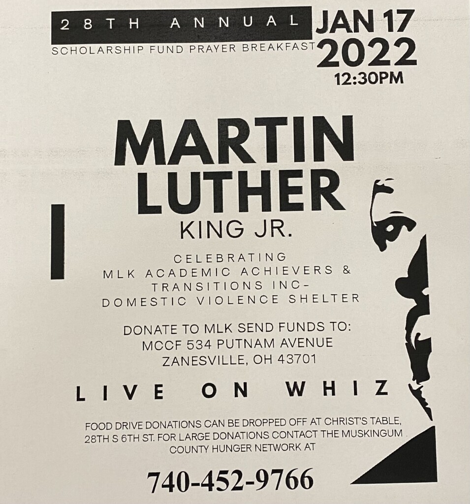 Martin Luther King Jr. Scholarship Fund Prayer Breakfast 2022