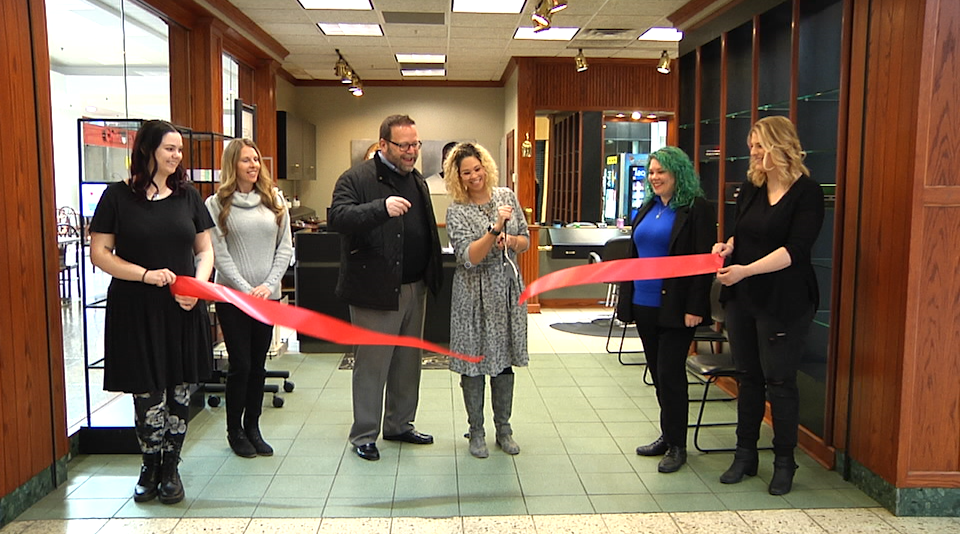 Volume One Styling Salon Ribbon Cutting