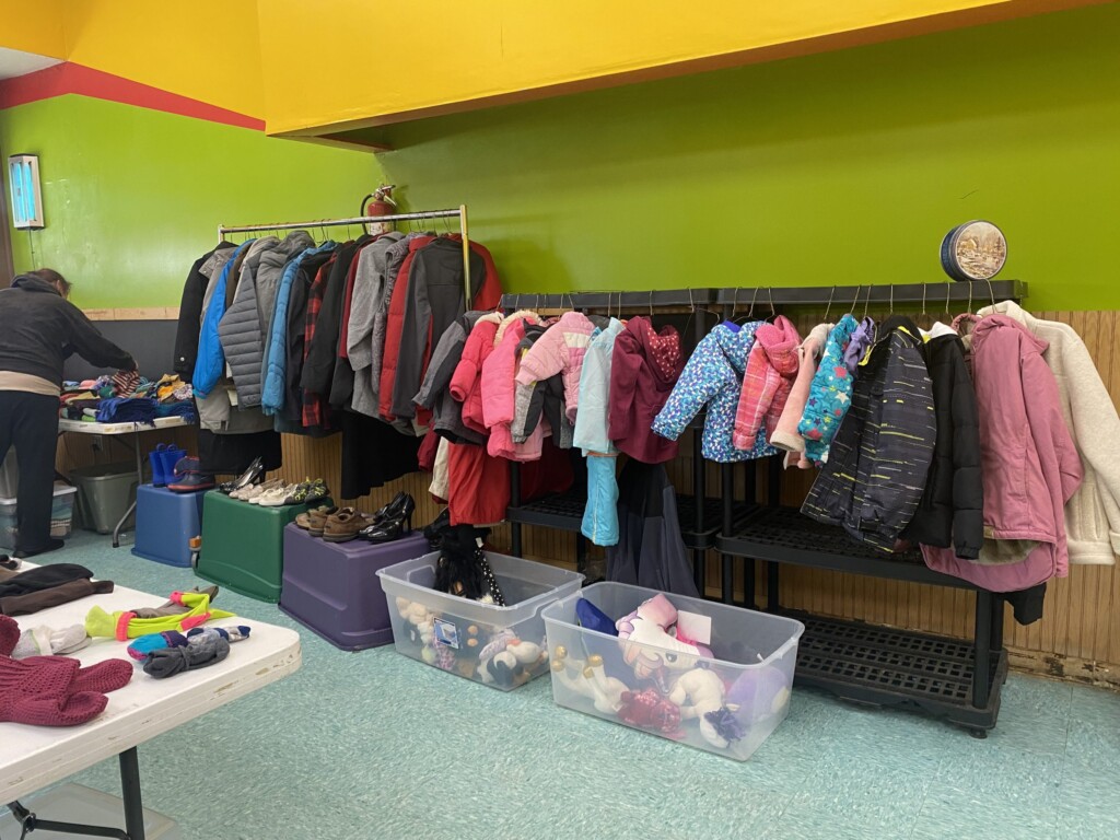Coat Drive Held At Christ Table