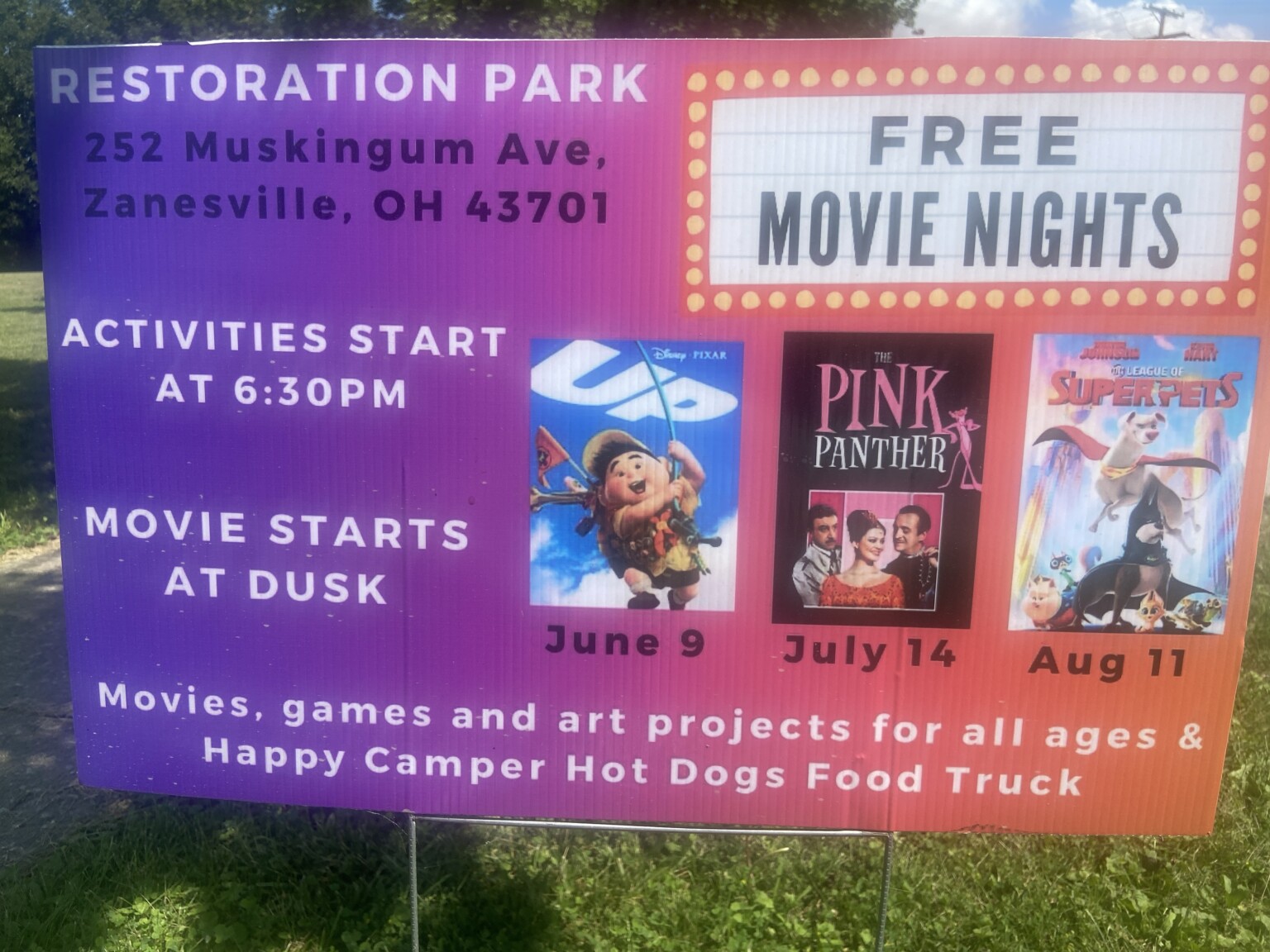 Free Movie Nights At Restoration Park WHIZ Fox 5 Marquee Broadcasting free-movie-nights-at-restoration-park-whiz-fox-5-marquee-broadcasting