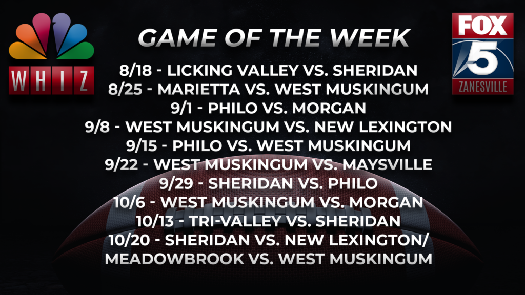 MVL Football Standings Update - WHIZ - Fox 5 / Marquee Broadcasting