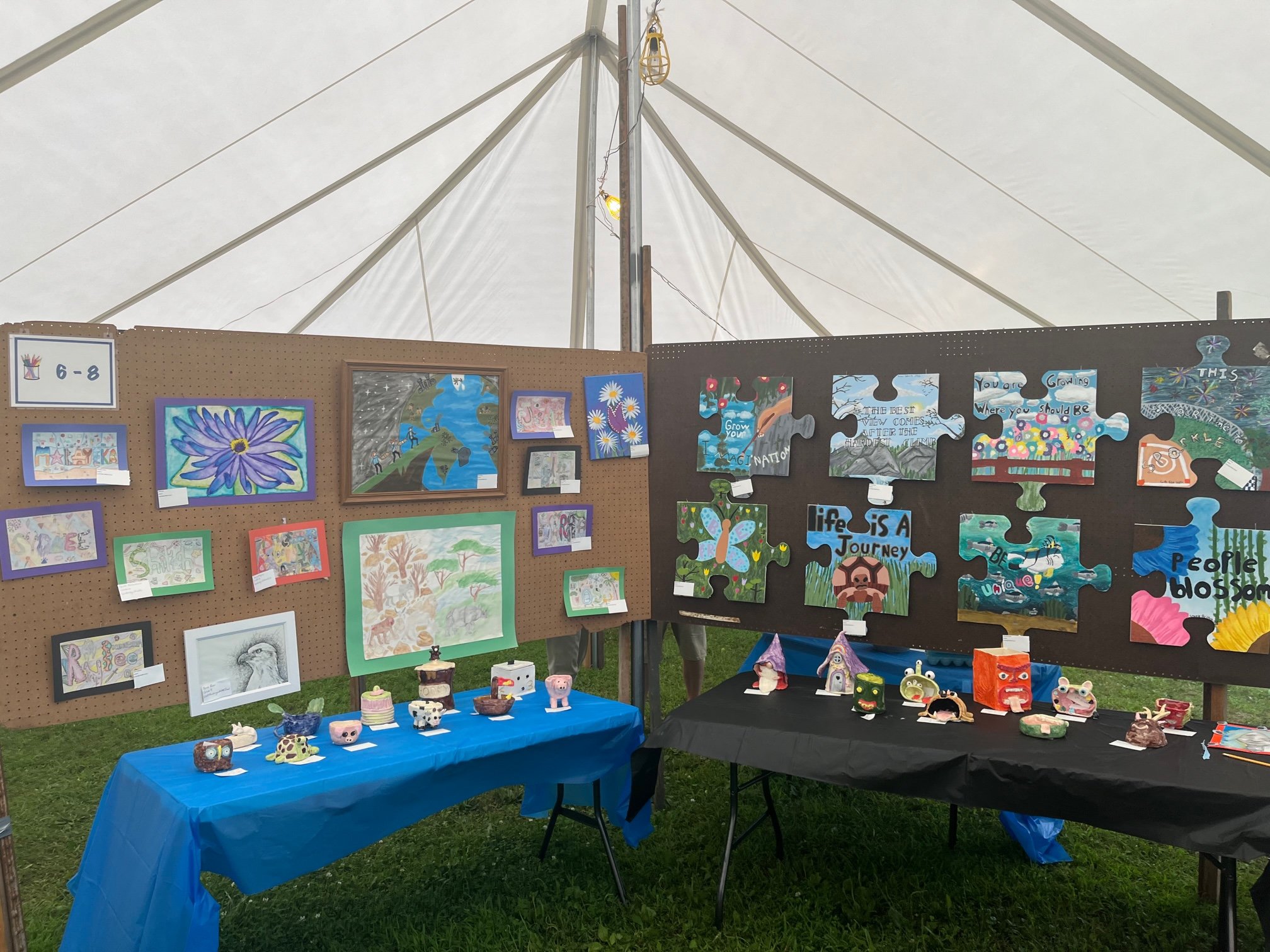 Showcasing Student Art at the Salt Fork Arts and Crafts Festival WHIZ