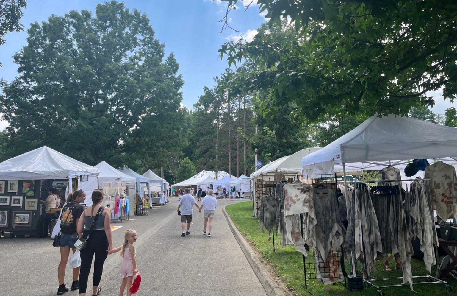 53rd Salt Fork Arts and Crafts Festival in the Cambridge City Park
