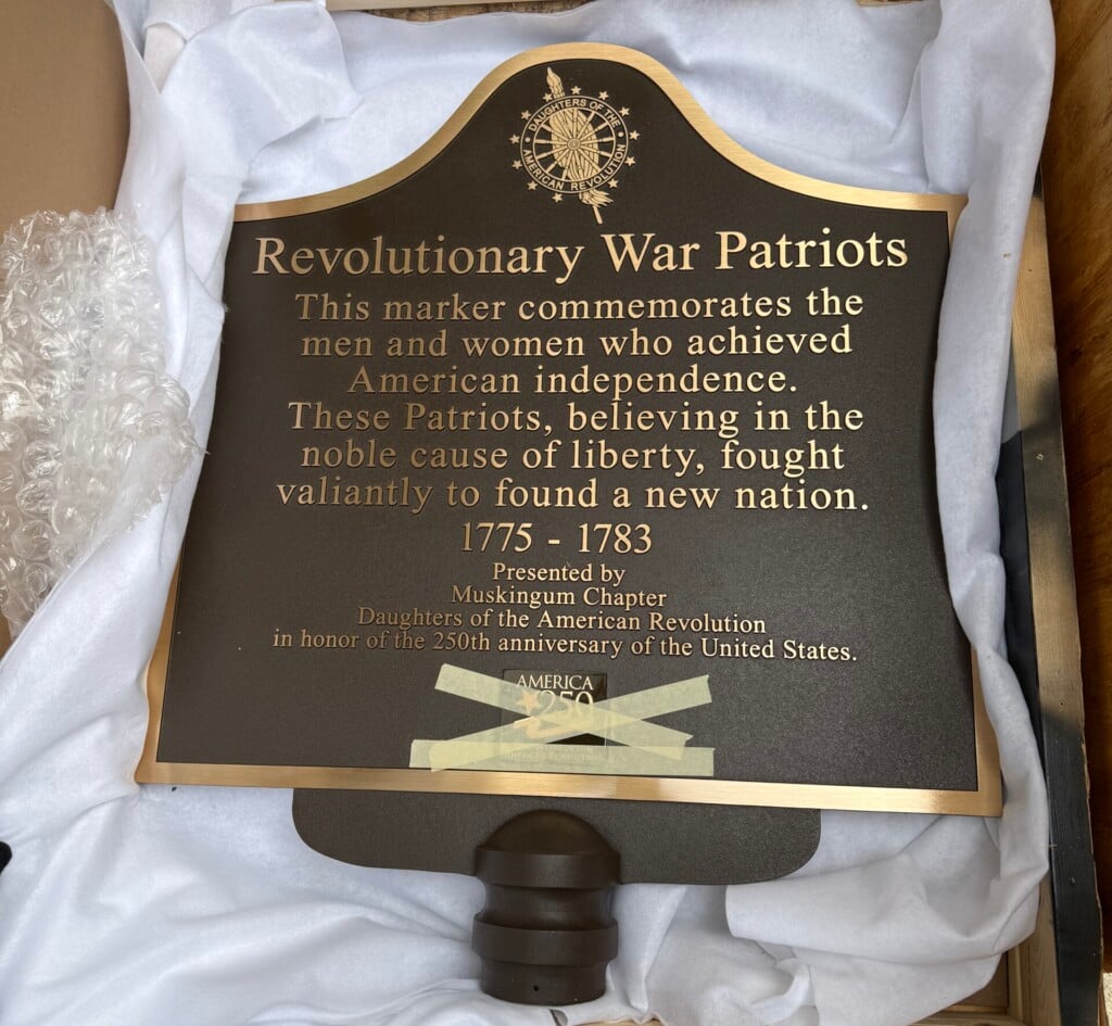 Plaque In Crate