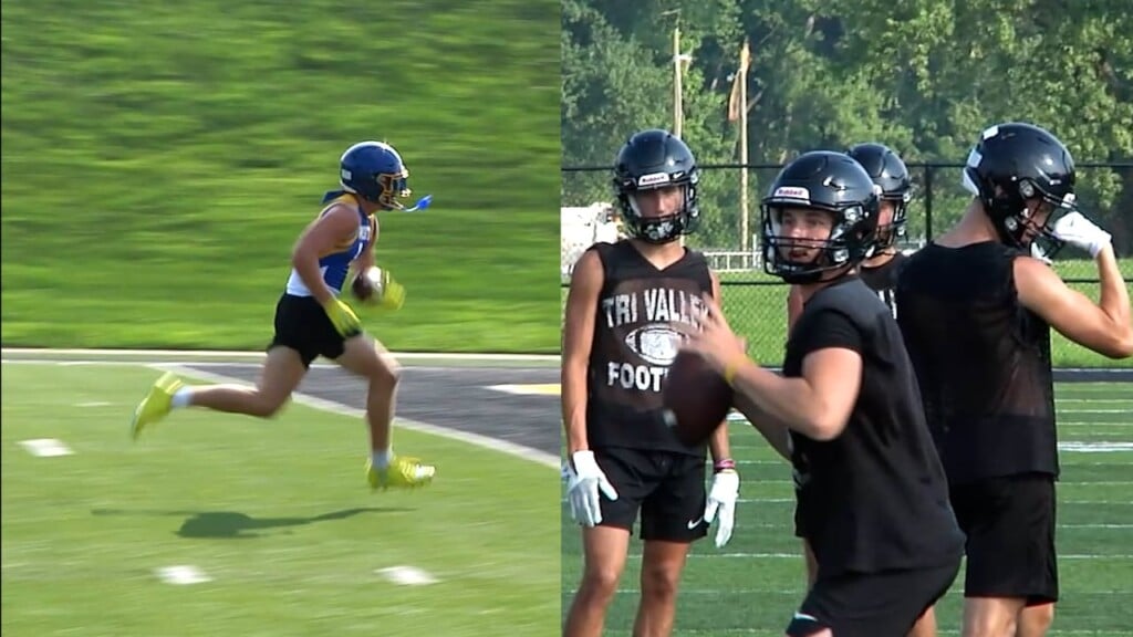Tri Valley Vs. West Muskingum Football 7 On 7