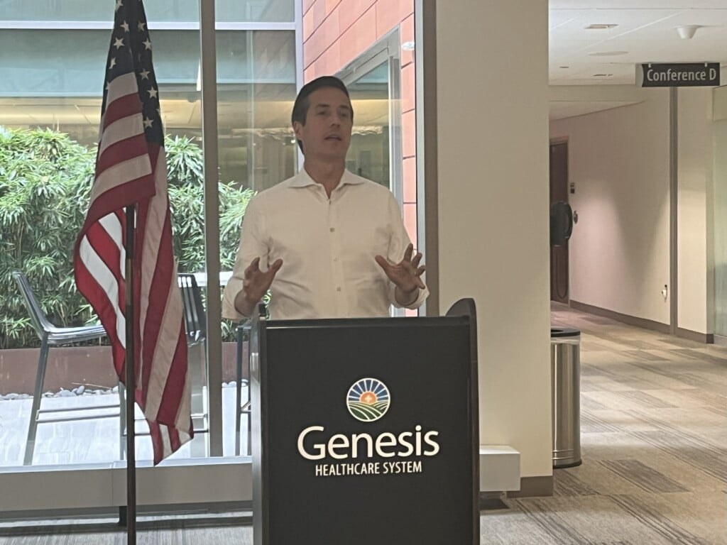 Senator Bernie Moreno at Genesis Healthcare System