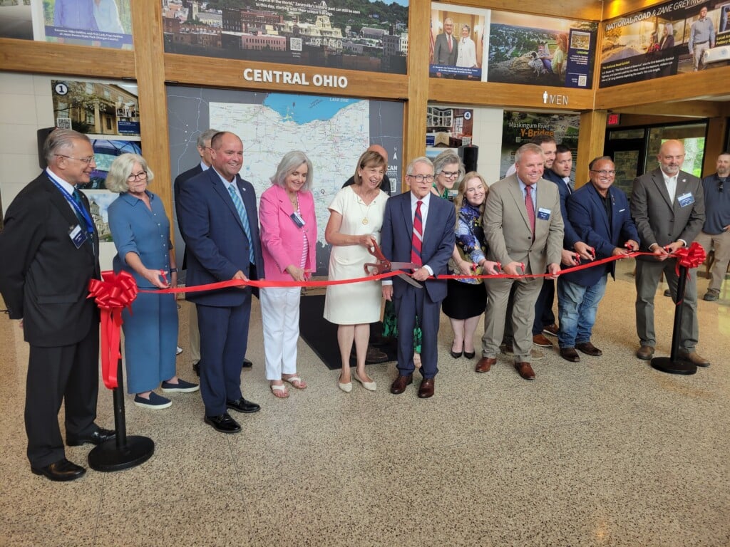 Rest Stop Ribbon Cutting