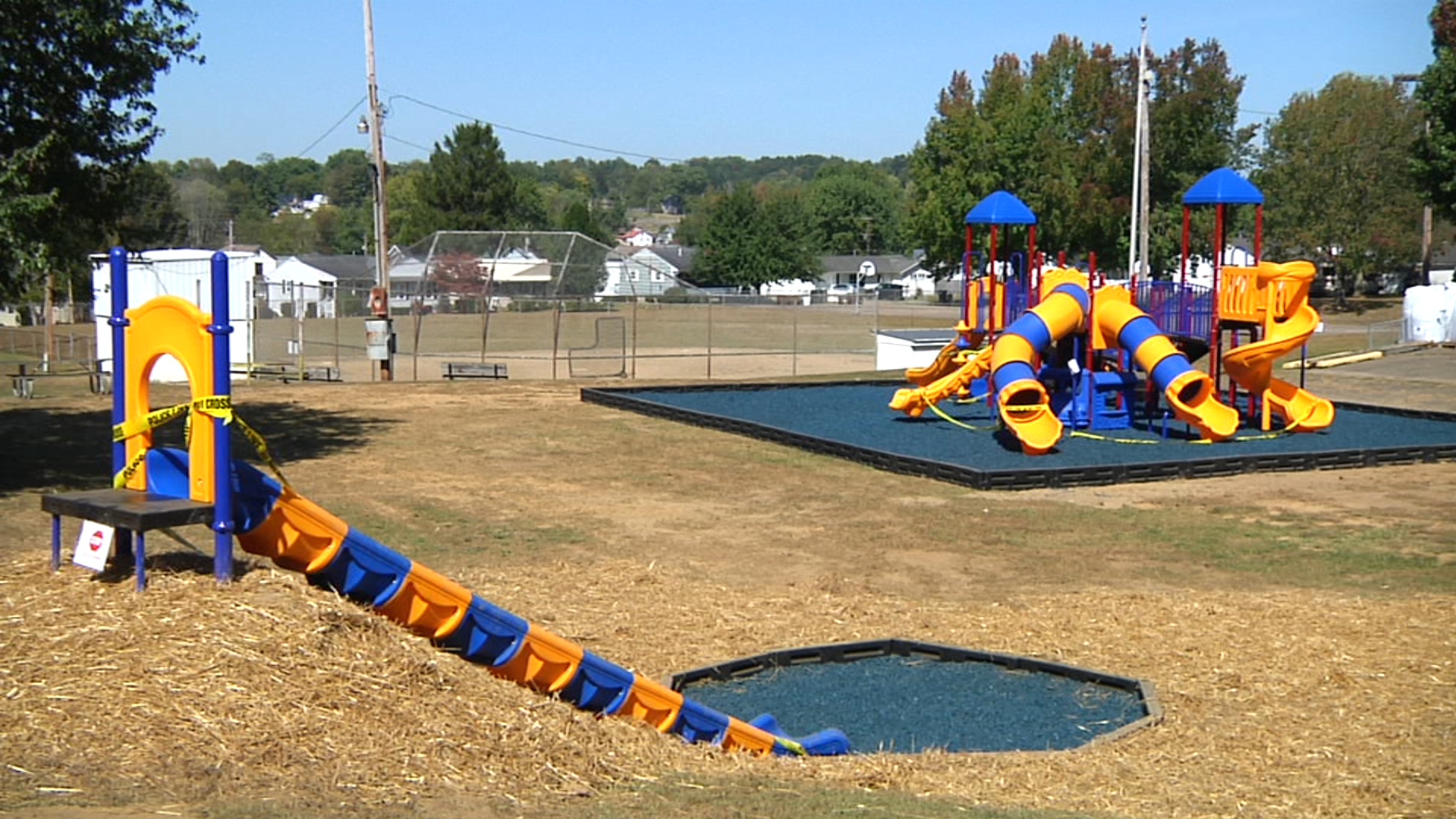 A new big toy opens in South Zanesville's Village Park this