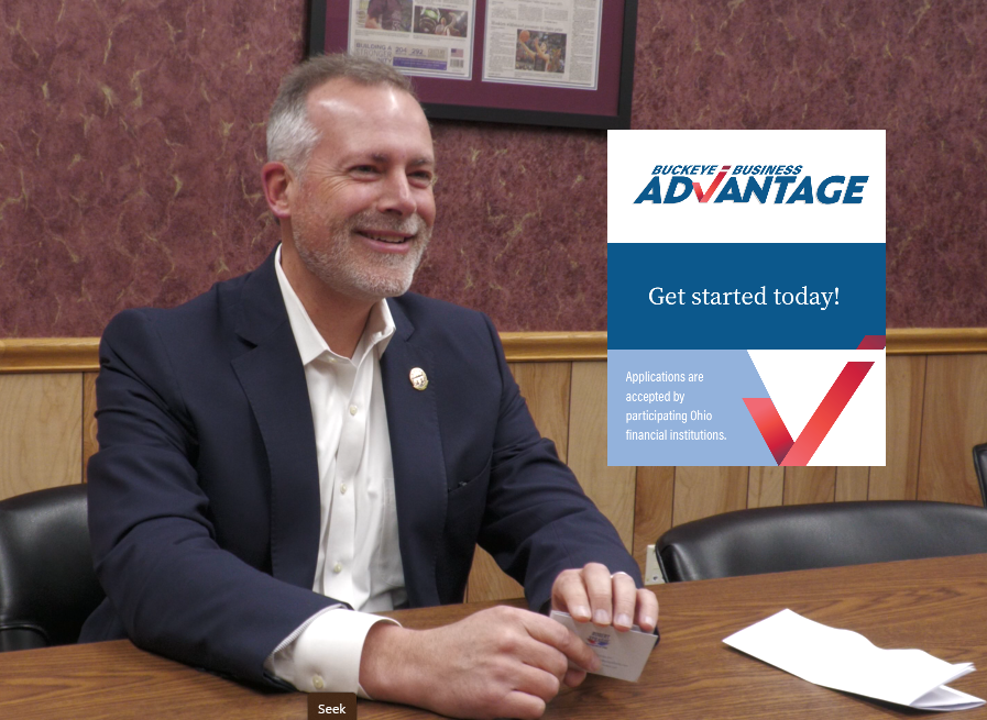 Ohio Treasurer Robert Sprague visited WHIZ to talk about the new program, Buckeye Business Advantage.