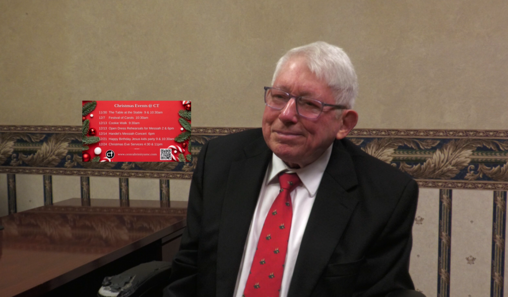 Jim McLaughlin is the music director for the Central Trinity United Methodist Church and came to WHIZ to talk about their holiday event line-up.