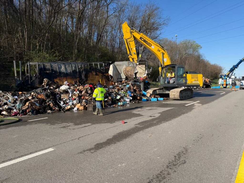 April 8th accident on I-70 eastbound between mile marker 164 and 169