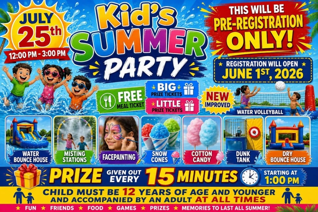 2026 Vfw Kids Summer Party