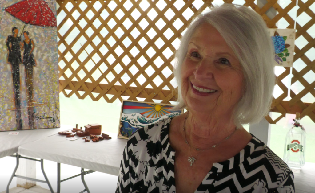 Susan (Eikenberry) Benham and her family have been a part of the Salt Fork Arts and Crafts Festival since it started in 1969.