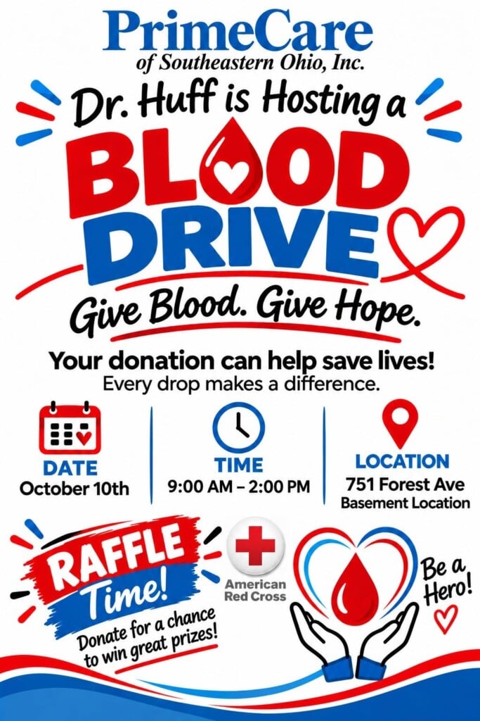 Dr Huff Blood Drive