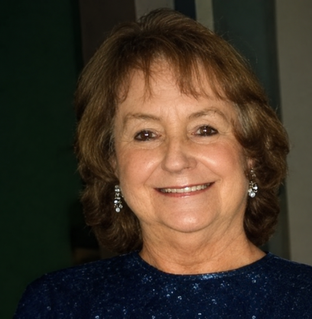 Smiling Woman In Elegant Earrings